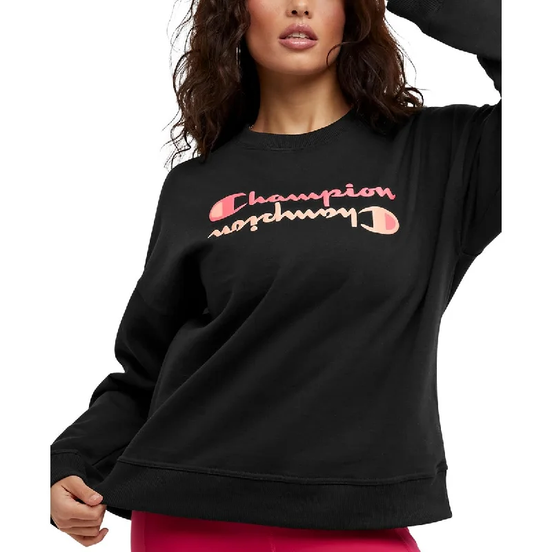 Bonus Savings Champion Womens Logo Knit Sweatshirt