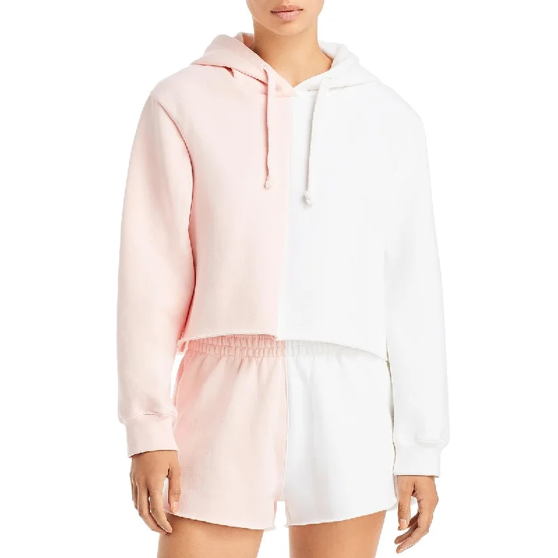 New Deals Vintage Havana Womens Colorblock Comfy Hoodie