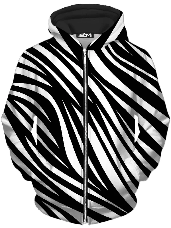 versatile hoodieSafari Print Unisex Zip-Up Hoodie