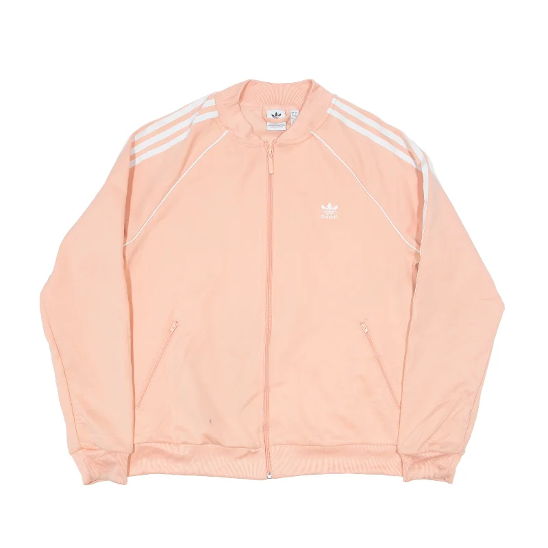 Markdowns ADIDAS Track Jacket Pink Womens UK 18