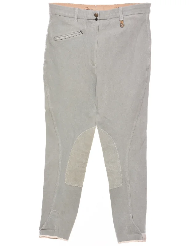 Value Deals Light Grey Jodhpur Style Trousers - W30 L25