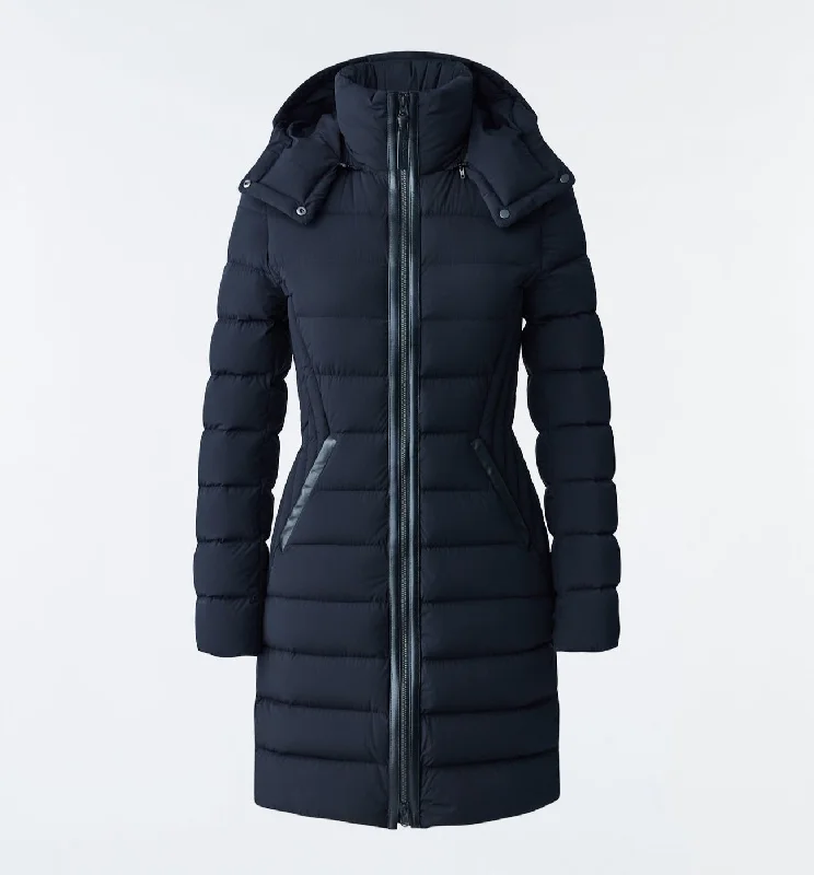 Inventory Reduction FARREN Agile-360 down coat with removable hood Black