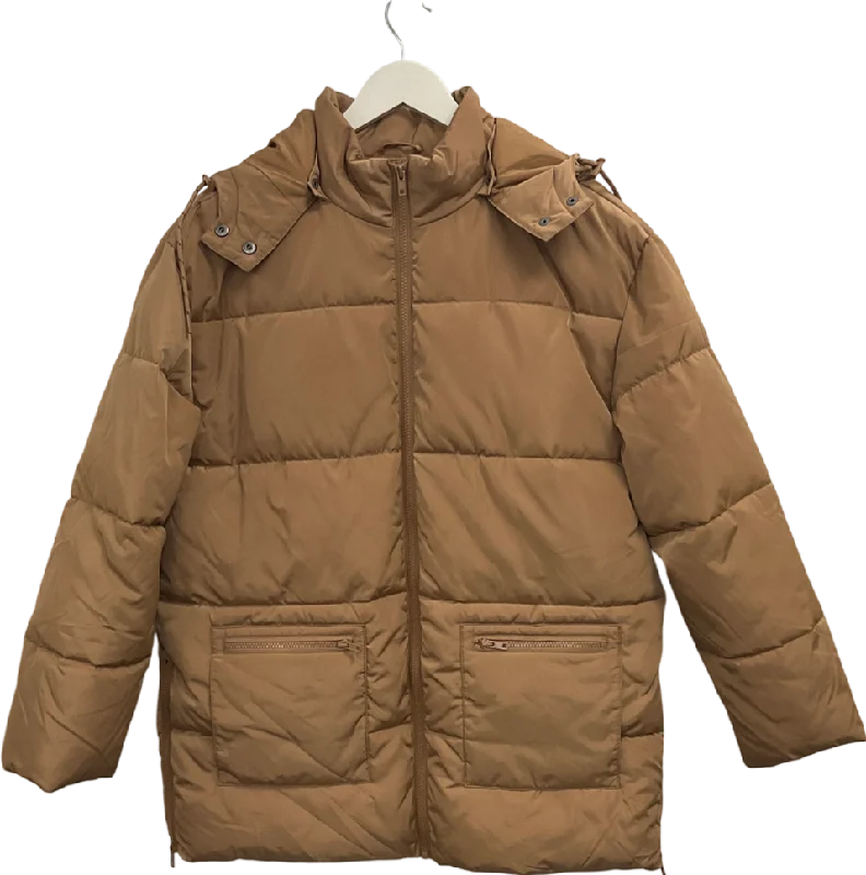 Customer Appreciation Sale Pulz Jeans Beige Pzbianca Pufferjacket UK S