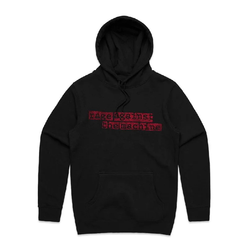 Mega Sale Rage Against The Machine - Large Nuns - Black Hooded Sweatshirt