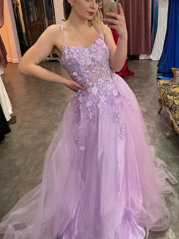 floral dressfloral dressBeaded Lilac Lace Floral Long Prom Dresses, Lilac Lace Formal Dresses, Beaded Lilac Evening Dresses SP2787