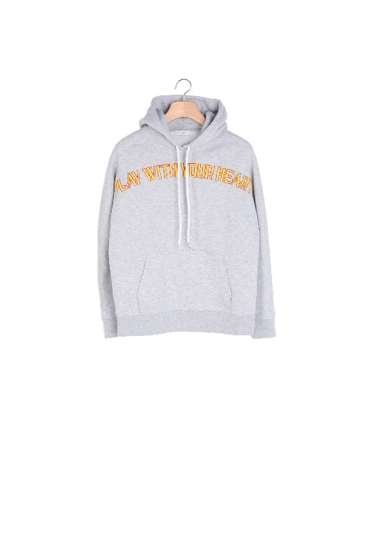 high-end athletic hoodieSweat à capuche avec broderie appliquée