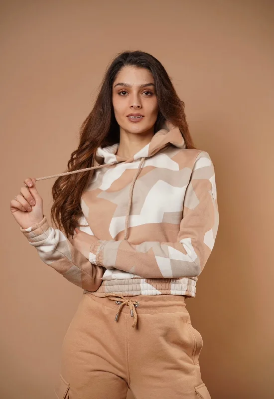 Early Access Swanly White Sand Camo Hoodie