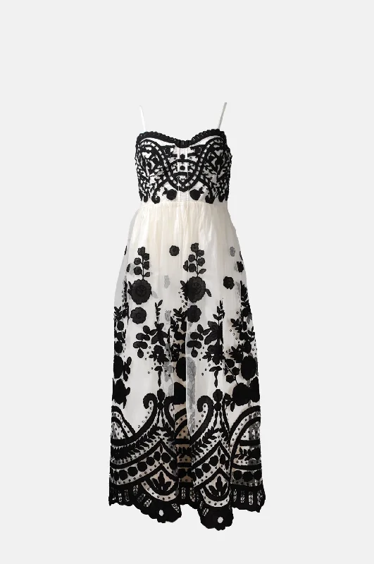 Daily Deals Joelle Applique Slvless Dress Multi