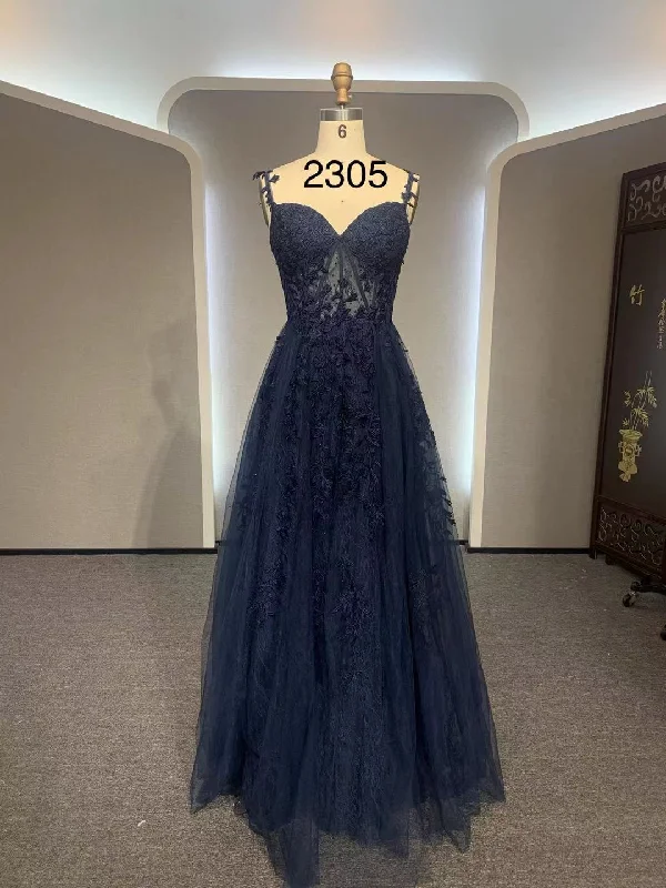 trendy dresstrendy dressWholesale Navy Blue Dresses-2305