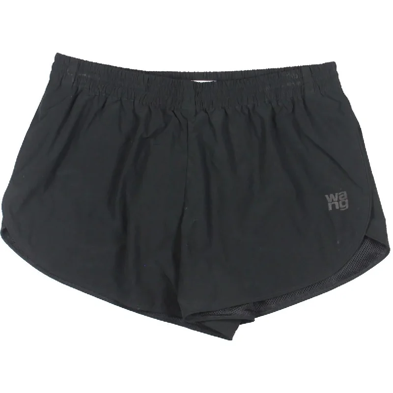 Overstock Alexander Wang Womens Nylon Mesh Lined Shorts