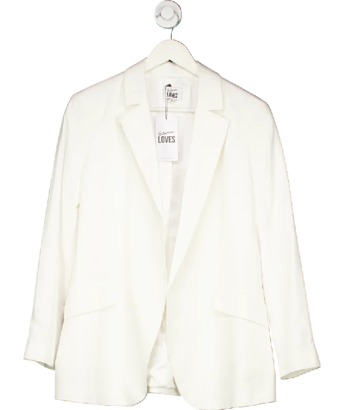 Early Access Eleven Loves White Betine Blazer UK 12