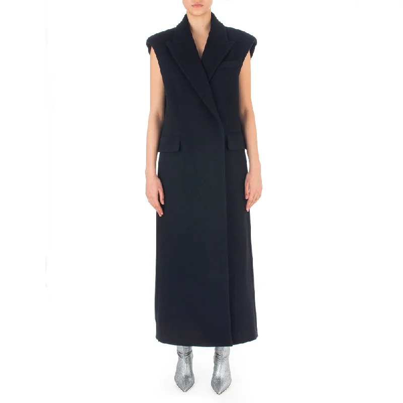 Price Cut Msgm Cappotto/Coat Black