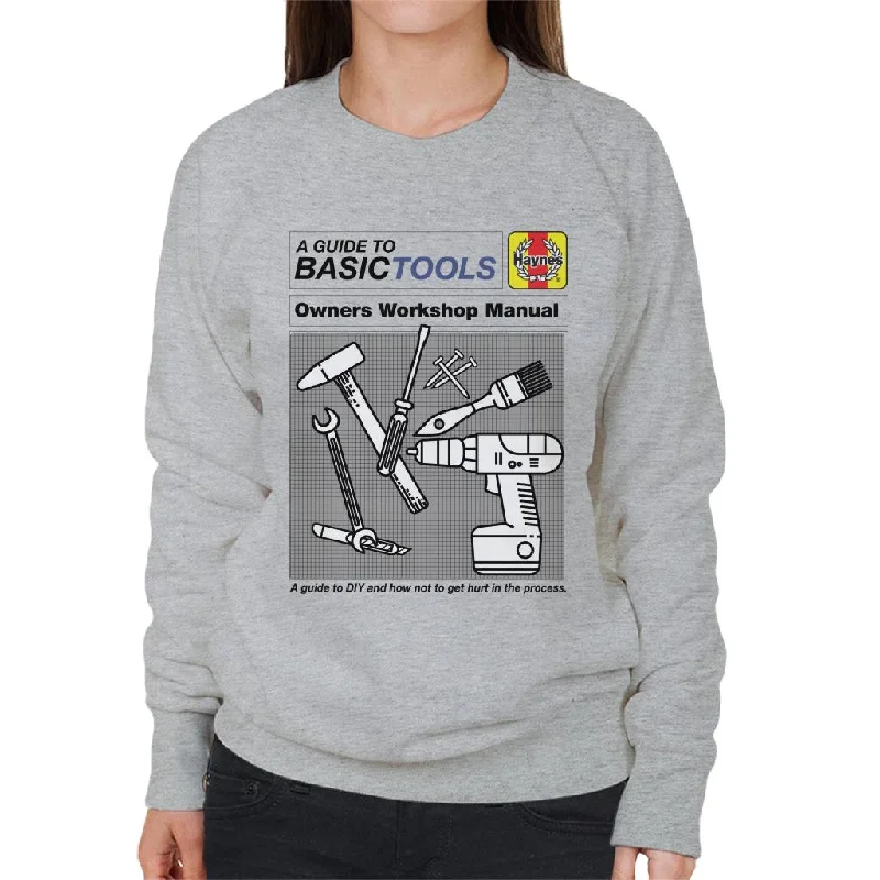 urban workout sweatshirtHaynes Basic Tools Owners Workshop Manual Women's Sweatshirt