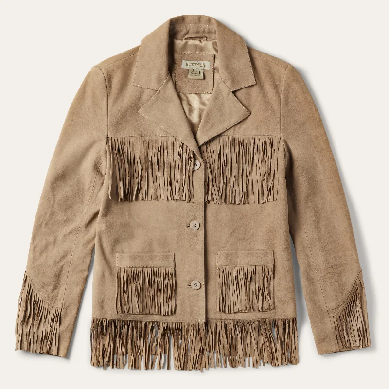 Exclusive Deal Fringe Suede Jacket