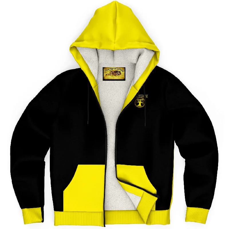 Blowout Deals Yahuah-Tree of Life 02-01 Designer Microfleece Unisex Full Zip Hoodie