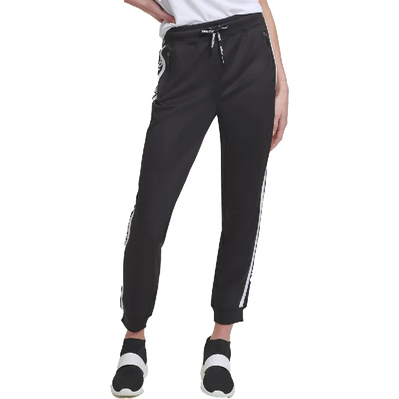 Buy Now Karl Lagerfeld Paris Womens Sweatpants Fitness Jogger Pants