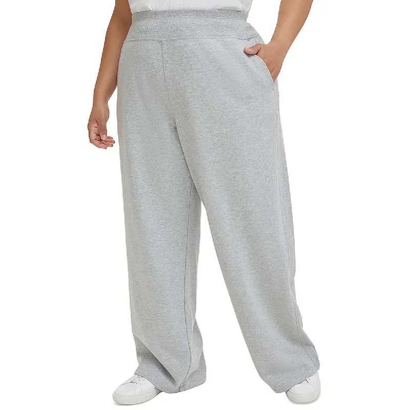 Low Prices Calvin Klein Performance Womens Plus Wide Leg Fitness Sweatpants