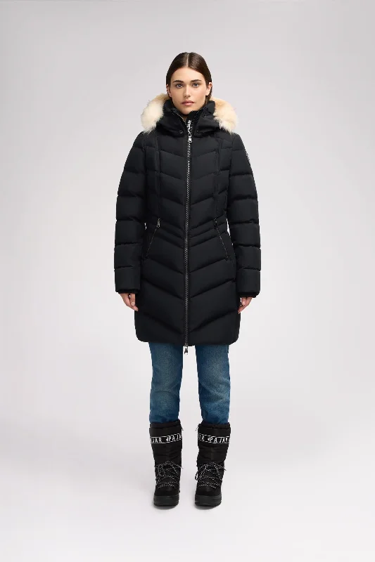 Limited Quantity January Women's Quilted Puffer w/ Faux Fur
