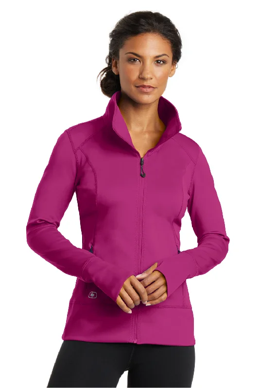 Best Deals Ogio Womens Endurance Fulcrum Full Zip Jacket - Flush Pink