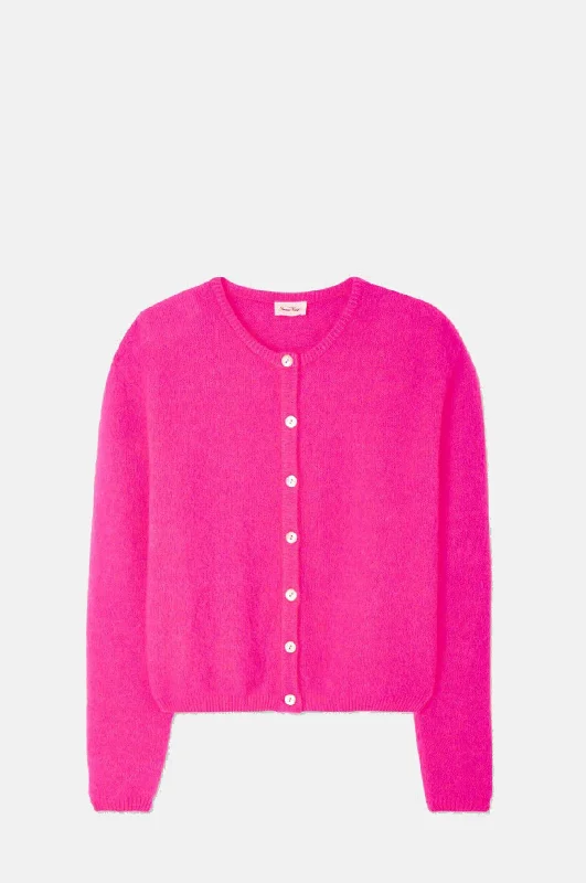 minimalistic workout hoodieVitow Cardigan Rose Fluo Chine