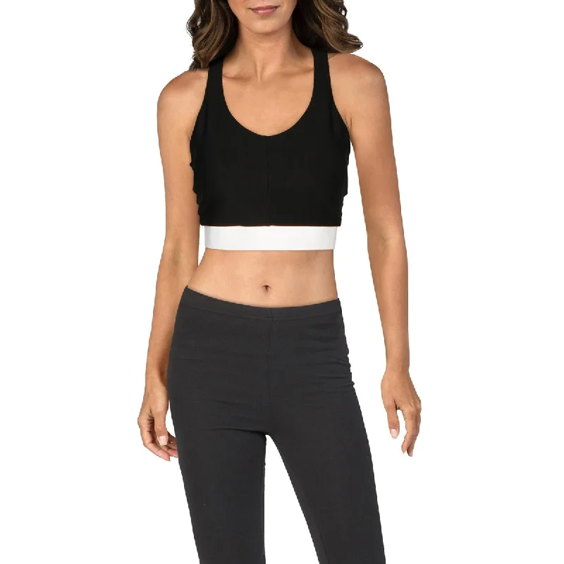 Hurry In Aqua Womens Activewear Fitness Sports Bra
