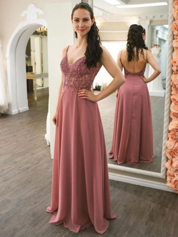 Extra Discounts V Neck Backless Dusty Pink Lace Beaded Long Prom Dresses, Dusty Pink Lace Formal Graduation Evening Dresses SP2138 Extra Discounts V Neck Backless Dusty Pink Lace Beaded Long Prom Dresses, Dusty Pink Lace Formal Graduation Evening Dresses SP2138