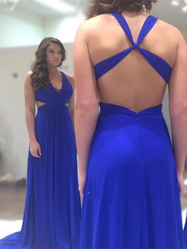 Unmissable Offer Simple Sexy V Neck Blue Prom Dresses, Blue Formal Dresses, Sexy Blue Evening Dresses Unmissable Offer Simple Sexy V Neck Blue Prom Dresses, Blue Formal Dresses, Sexy Blue Evening Dresses