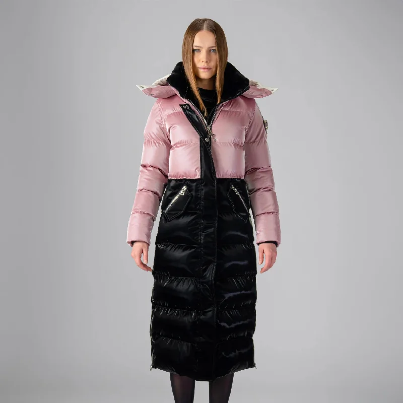 Don't Miss Women's Bird Of Paradise Coat - Arctic Rose/all Wet Black