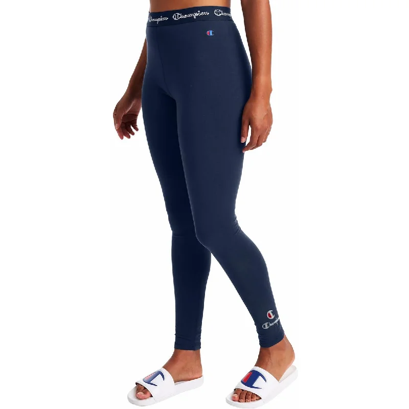 Savings Event Champion Womens High Rise Logo Athletic Tights