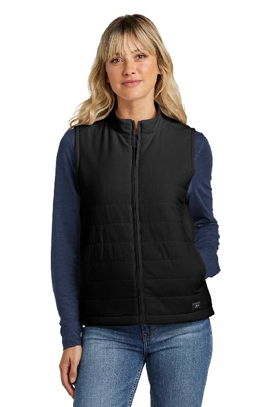 Members Only TravisMathew Womens Cold Bay Full Zip Vest - Black - New