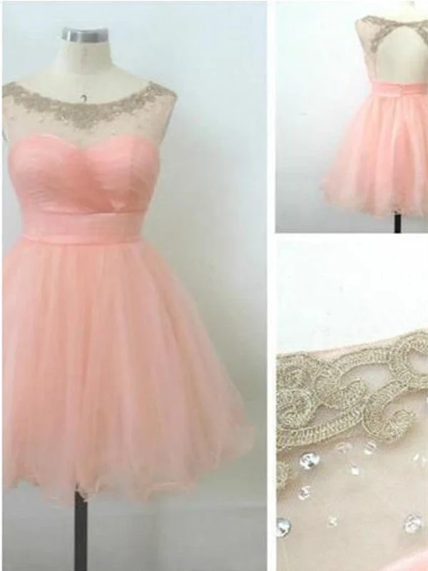 Fantastic Offers Ball Gown Round Neckline Pink Mini Homecoming Dress, Short Pink Prom Dress, Short Pink Formal Dress, Graduation Dress Fantastic Offers Ball Gown Round Neckline Pink Mini Homecoming Dress, Short Pink Prom Dress, Short Pink Formal Dress, Graduation Dress