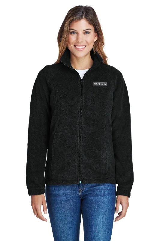 Sale Event Columbia Womens Benton Springs Full Zip Fleece Jacket - Black - Closeout