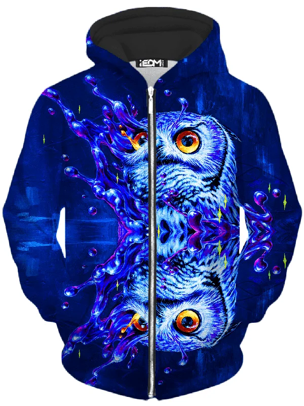 Reduced Prices Lucid Owl Unisex Zip-Up Hoodie