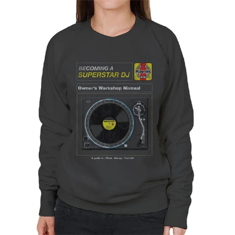 trendy sports sweatshirtHaynes Superstar DJ Owners Workshop Manual Women's Sweatshirt