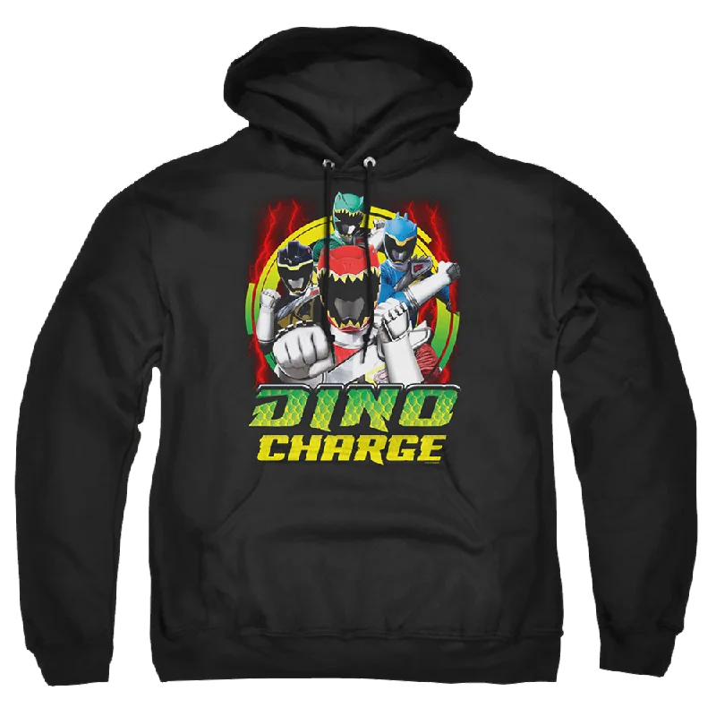 stylish hoodie for womenPower Rangers Dino Charge Dino Lightning - Pullover Hoodie