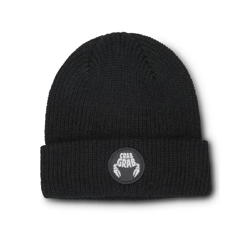 Final Sale Crab Grab Circle Patch Beanie 2024