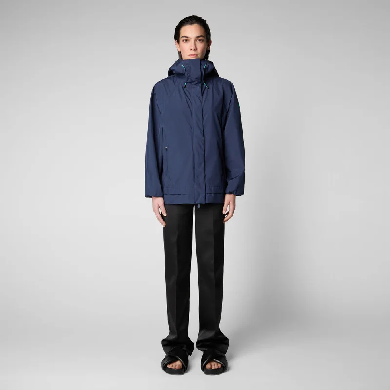 Discount Deals Women's Suki Hooded Rain Jacket In Navy Blue