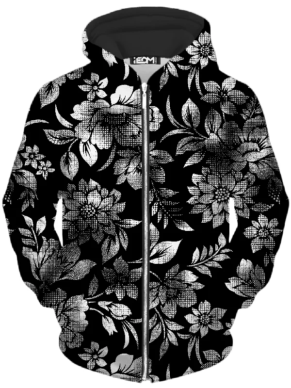Members Only Nature's Candy B&W Unisex Zip-Up Hoodie