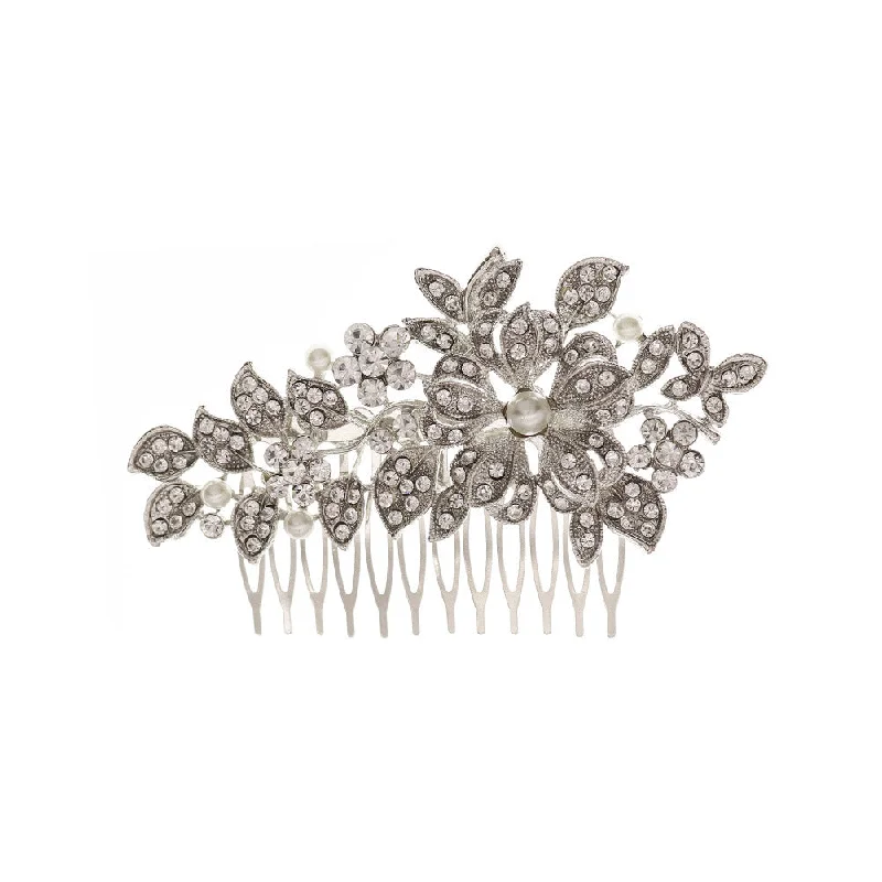 summer floral dresssummer floral dressBridal bridal accessories Vintage alloy flowers set with drill and comb  619249915642