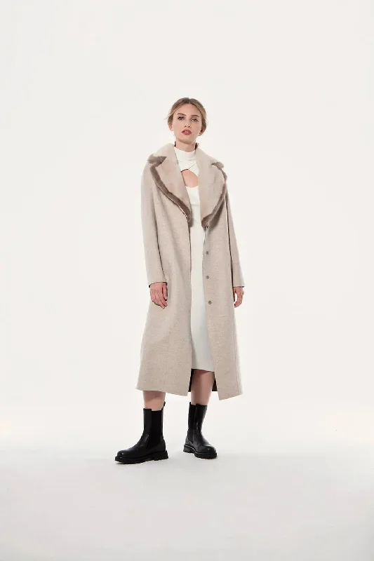 Exclusive Savings Coat with fur collar