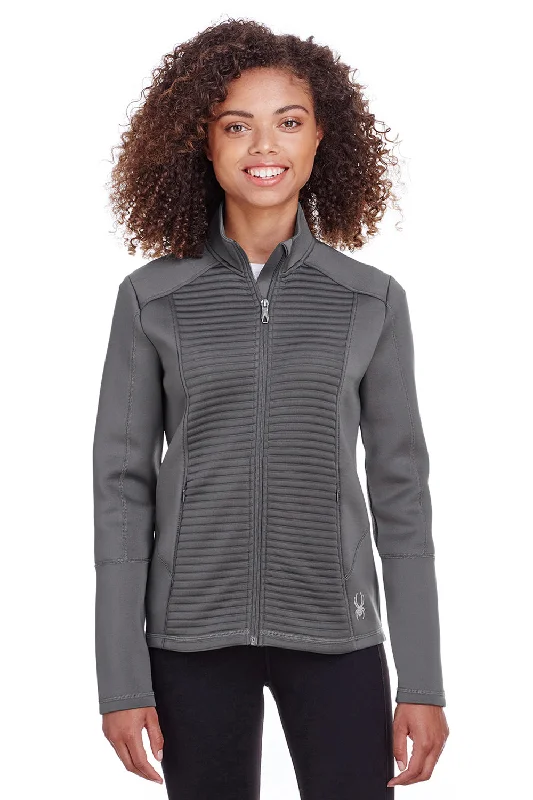 Super Savings Spyder Womens Venom Full Zip Jacket - Polar Grey