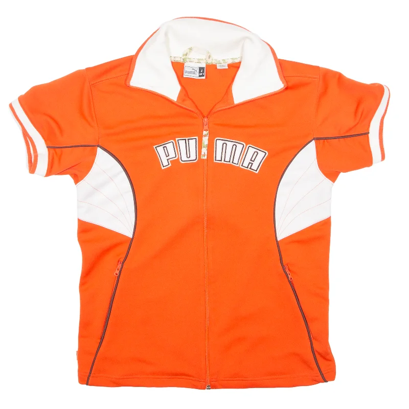 Grand Opening Sale PUMA Short Sleeve Track Jacket Orange Womens L