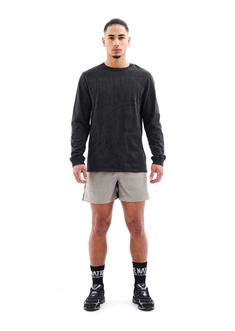 fashionable workout wearACE HIGH LS TEE IN BLACK