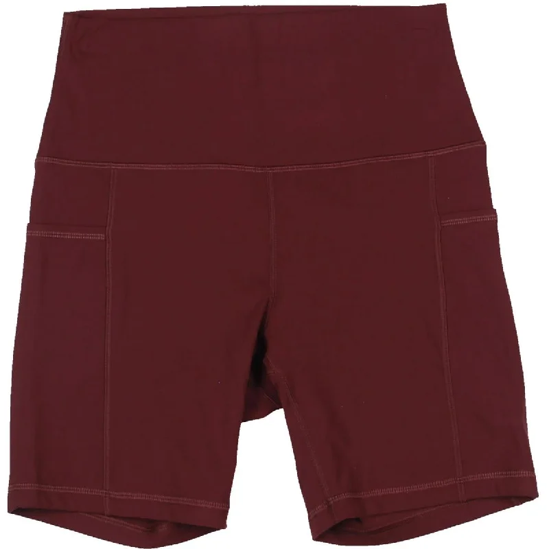Final Clearance HeyNuts Womens Pockets Stretch Bike Short