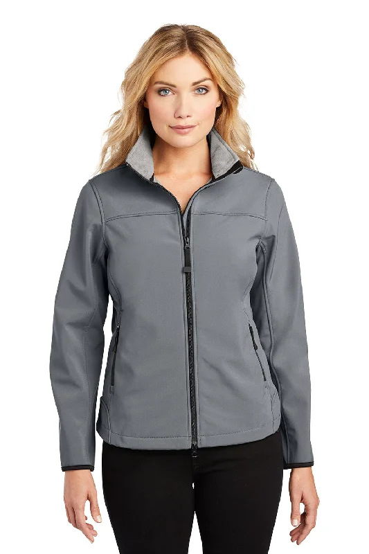Daily Deals Port Authority Womens Glacier Wind & Water Resistant Full Zip Jacket - Smoke Grey/Chrome Grey Daily Deals Port Authority Womens Glacier Wind & Water Resistant Full Zip Jacket - Smoke Grey/Chrome Grey