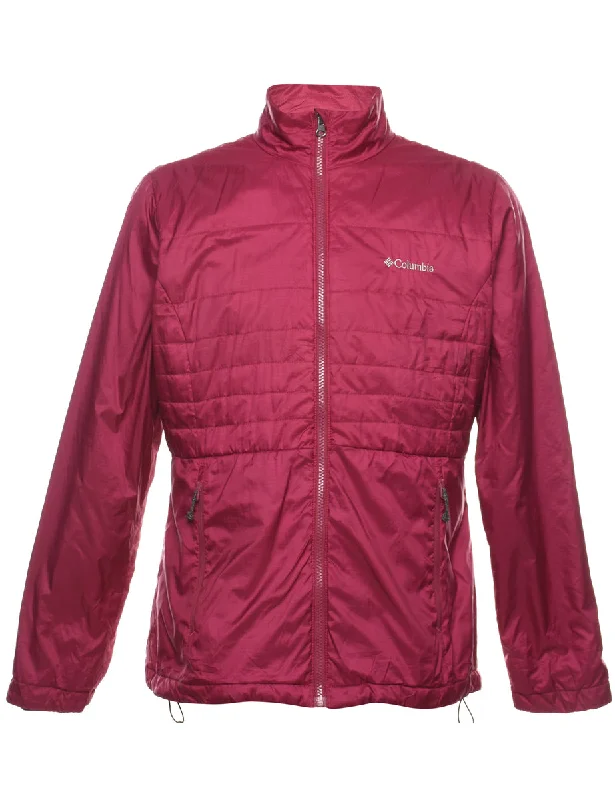 Reduced Prices Columbia Maroon Zip-Front Puffer Jacket - L
