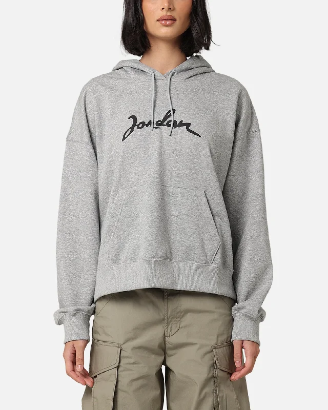 Price Buster Jordan Women's Brooklyn Fleece Pullover Hoodie Dark Grey Heather