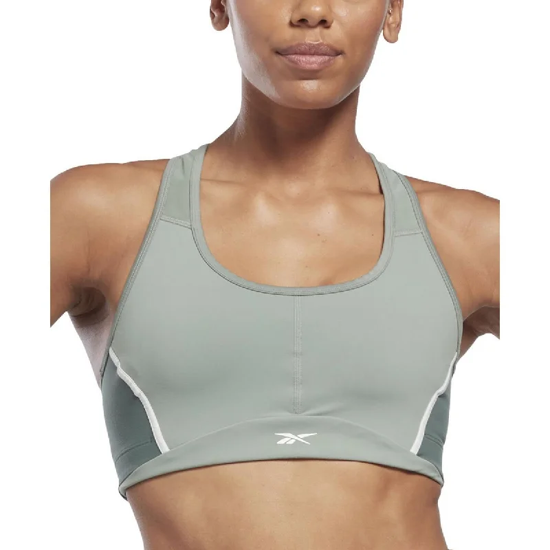 Flash Deals Reebok Womens Medium Impact Racerback Sports Bra