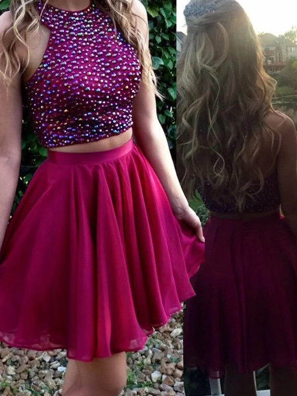 Special Savings A Line Two Pieces Scoop Neck Prom Dress, Two Pieces Homecoming Dress, Graduation Dress Special Savings A Line Two Pieces Scoop Neck Prom Dress, Two Pieces Homecoming Dress, Graduation Dress