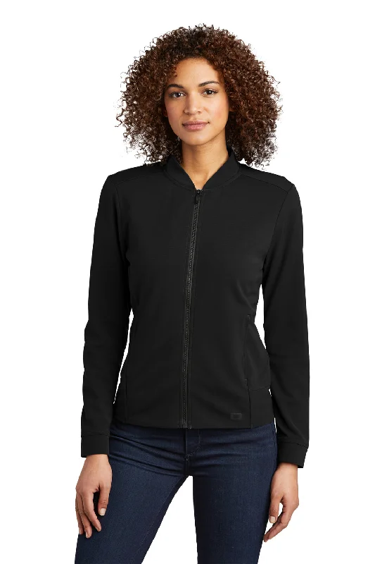 Early Access Ogio Womens Hinge Full Zip Jacket - Blacktop